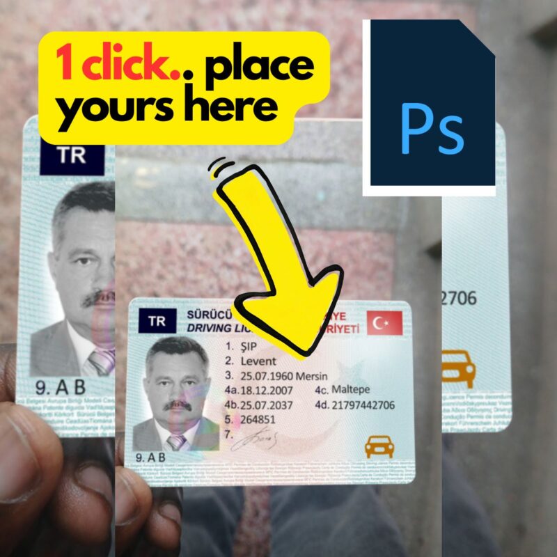 DL Held by Hand Mockup